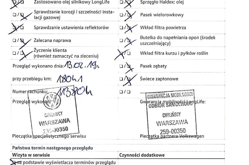 VOLKSWAGEN PASSAT 2.0 190KM 2017′ Polska VAT23