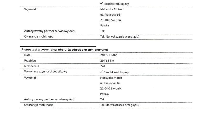 AUDI Q7 3.0 218KM 2015′ Polska VAT23