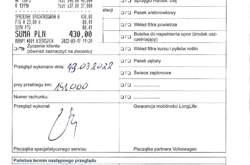 VOLKSWAGEN PASSAT 1.8 180KM Polska Marża