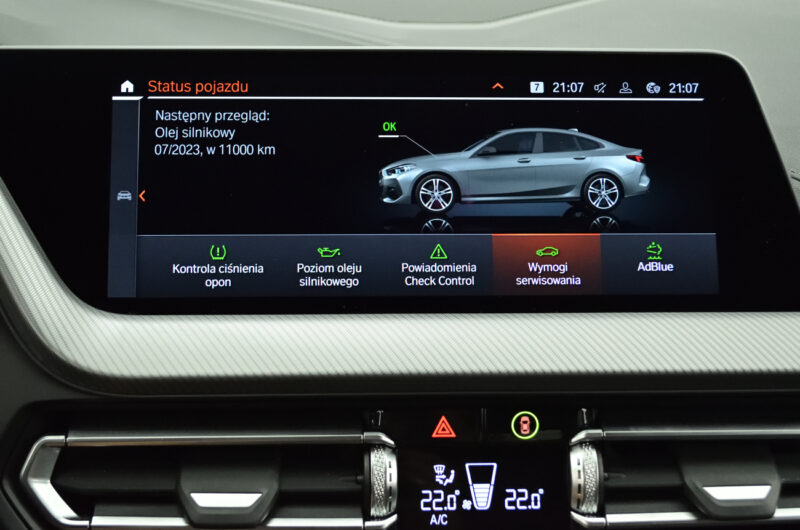 BMW SERIA 2 2.0 190KM 2021′ Polska VAT23