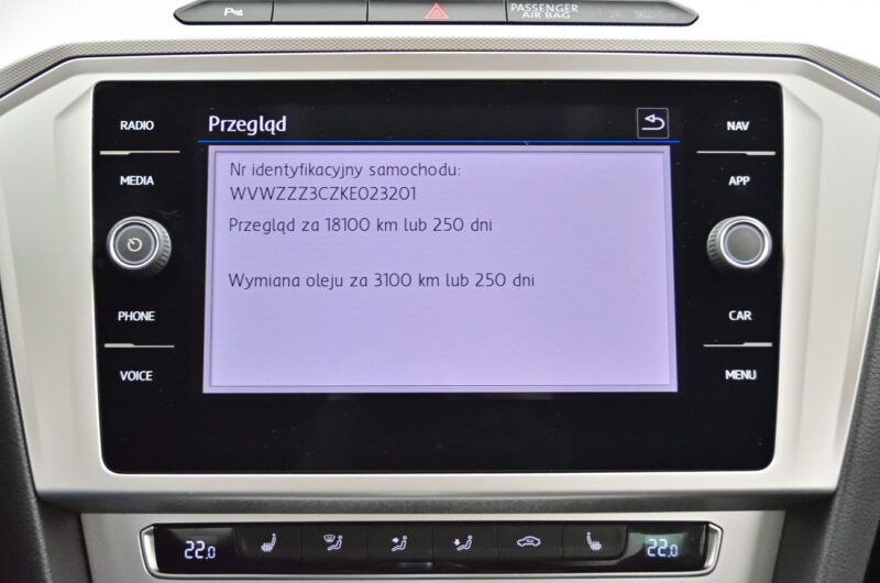 VOLKSWAGEN PASSAT 2.0 150KM 2018′ Polska VAT23
