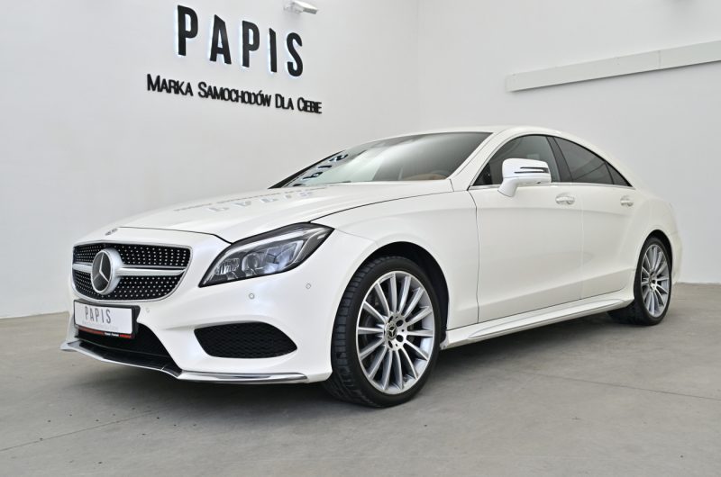 MB CLS 350D 2016r 3.0 Diesel 258KM SalonPL AMG 4×4 ASO Automat VATmarża