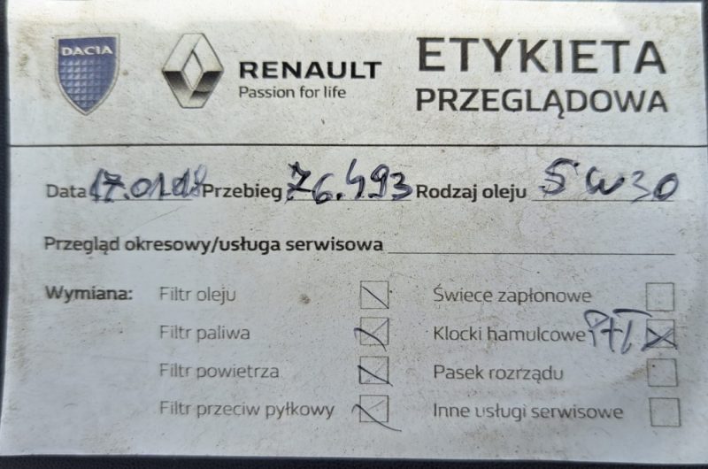 Renault Scenic 2015r 1.6 Diesel 130KM Limited 7 Osób VATmarża