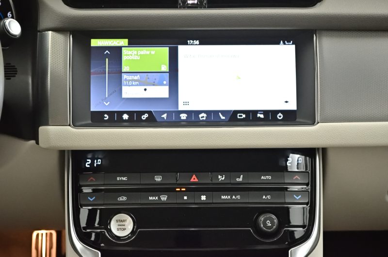 Jaguar XF 2018r 2.0Benzyna 250KM Prestige SalonPL VATmarża