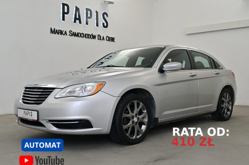 Chrysler 200 2012r 2.4 Benzyna + LPG 188KM VATmarża