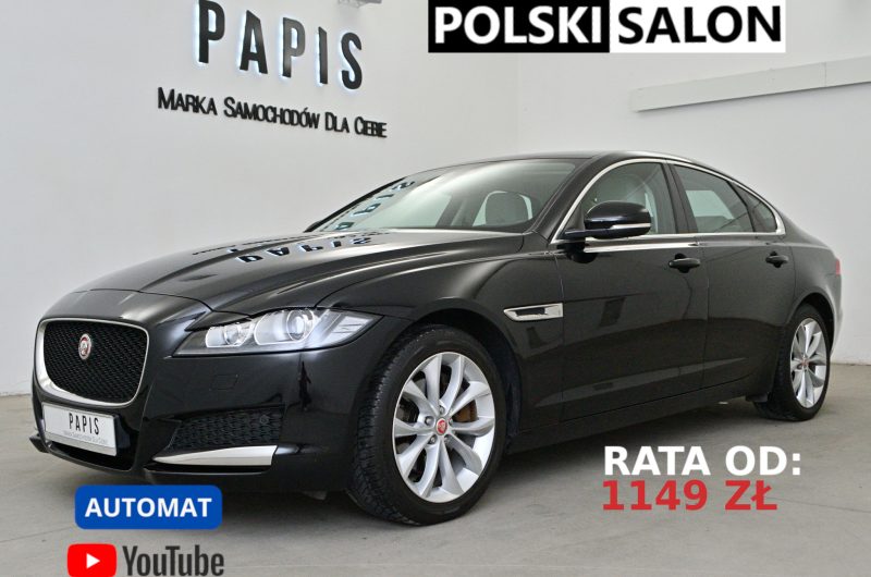 Jaguar XF 2018r 2.0Benzyna 250KM Prestige SalonPL VATmarża